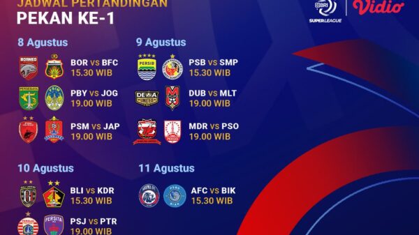 Jadwal Lengkap BRI Super League 2025